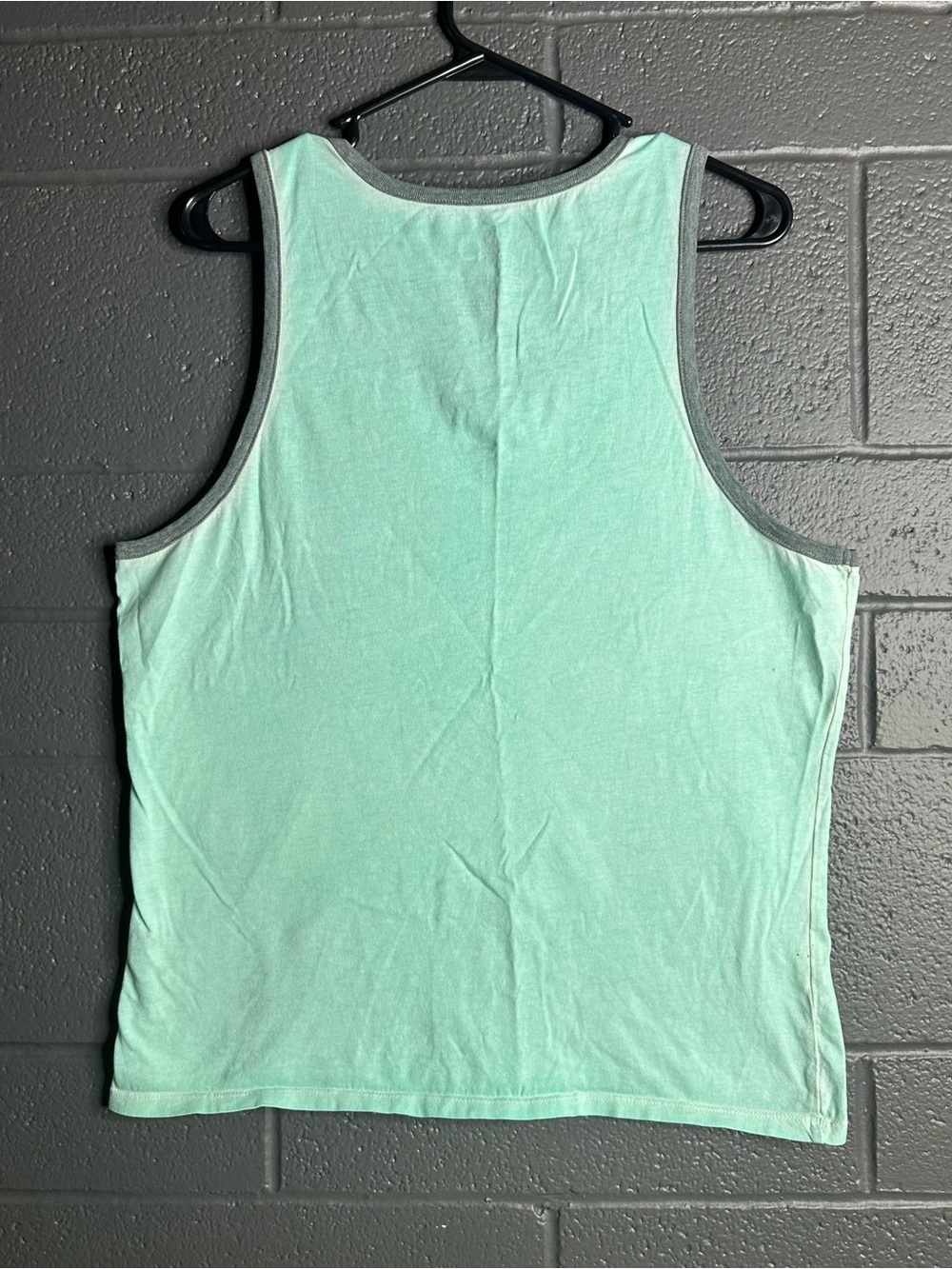 On The Byas Brand - Mint Green Tank with Charcoal Trim - Men’s M - Picture 5 of 9
